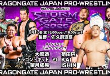 Dragon Gate Storm Gate Night 4 Results – September 13, 2026 Dragon Gate Storm Gate