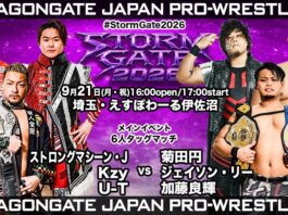 Dragon Gate Storm Gate Night 6 Results – September 21, 2026 Dragon Gate Storm Gate