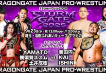 Dragon Gate Storm Gate Night 8 Results – September 23, 2026 Dragon Gate Storm Gate