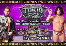 Dragon Gate Tokyo Infinity Hectopascal Results – September 12, 2026 Dragon Gate Tokyo Infinity Hectopascal