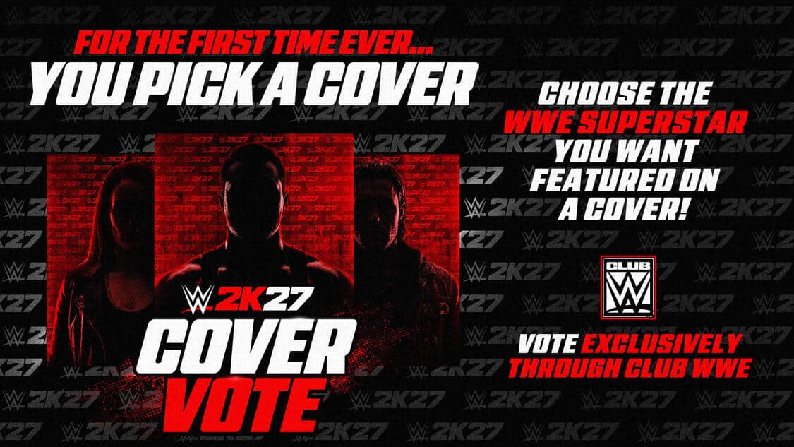 WWE Launches Fan Vote To Decide WWE 2K27 Cover Star