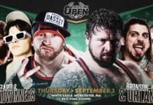 Beyond Wrestling Wrestling Open #244 Results – September 3, 2026 Beyond Wrestling