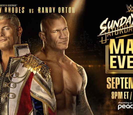WWE Sunday Night’s Main Event Results – September 6, 2026 WWE Sunday Night’s Main Event
