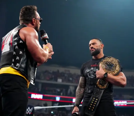 LA Knight - Roman Reigns