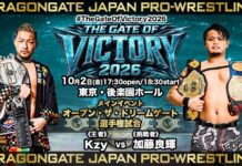 Dragon Gate The Gate Of Victory Night 1 Results – October 2, 2026 Dragon Gate The Gate Of Victory