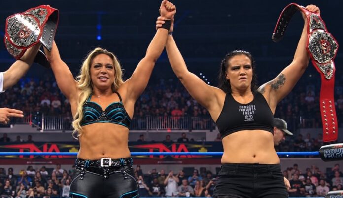 Zoey Serrano and Shayna Baszler Zoey Serrano and Shayna Baszler
